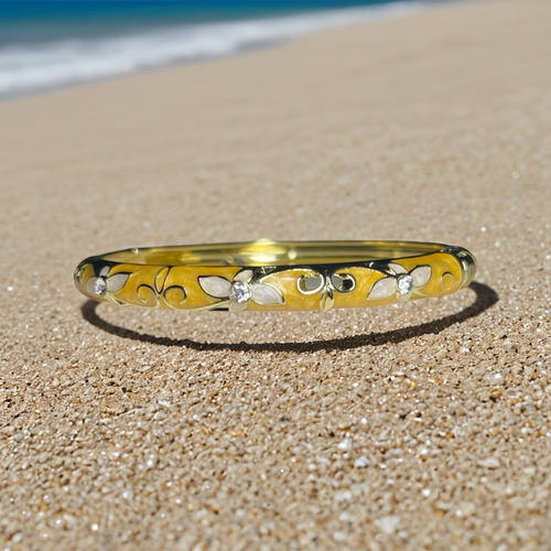 Bracelet Jonc Jaune