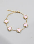 Bracelet "Pink Clover"