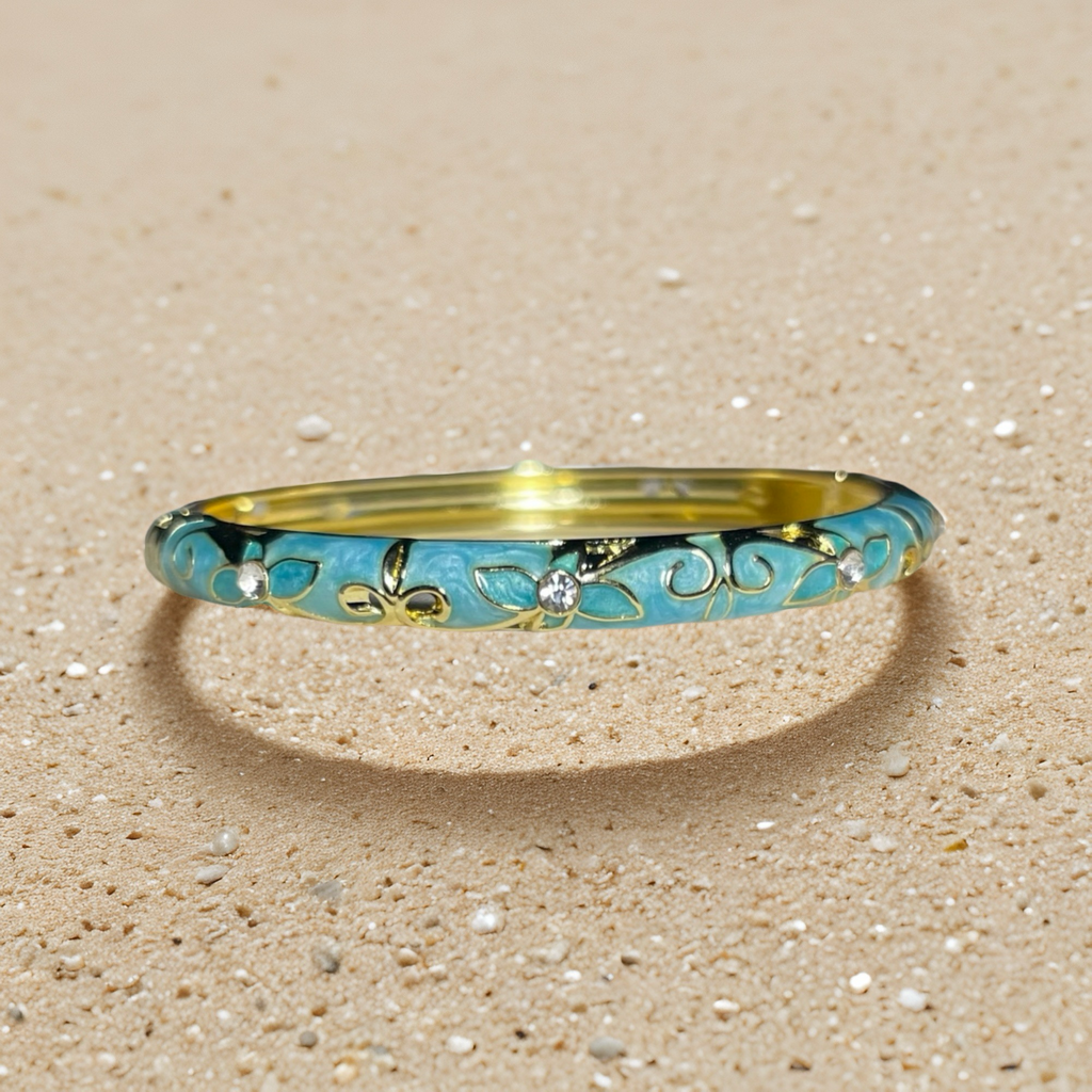 Bracelet Jonc Bleu