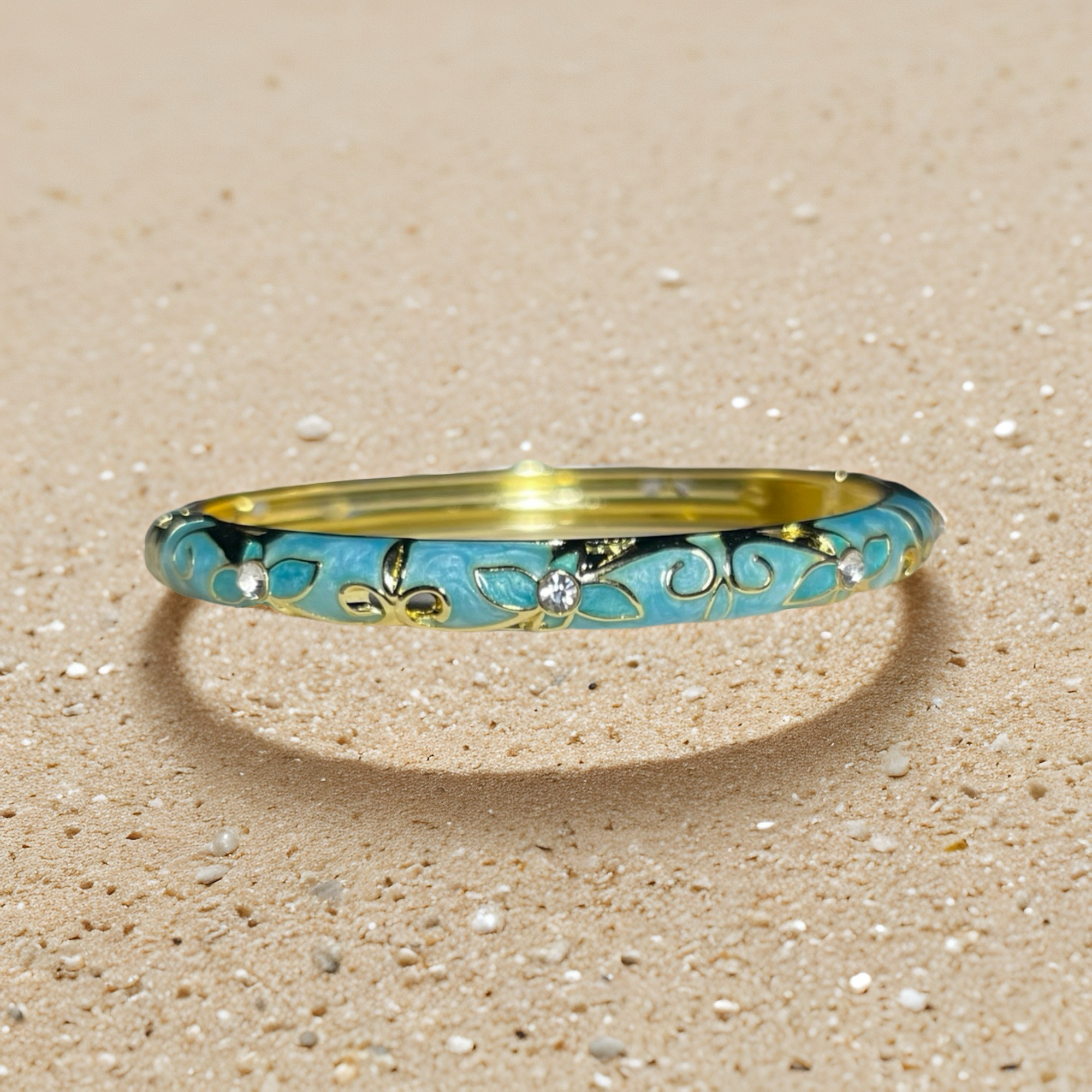Bracelet Jonc Bleu