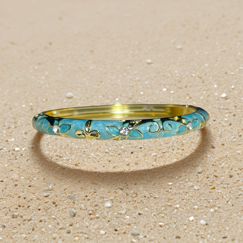 Bracelet Jonc Bleu