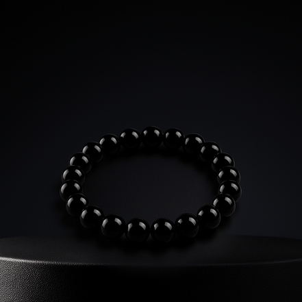 Bracelet Onyx noir