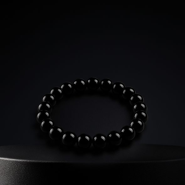 Bracelet Onyx noir - Foliesbijoux