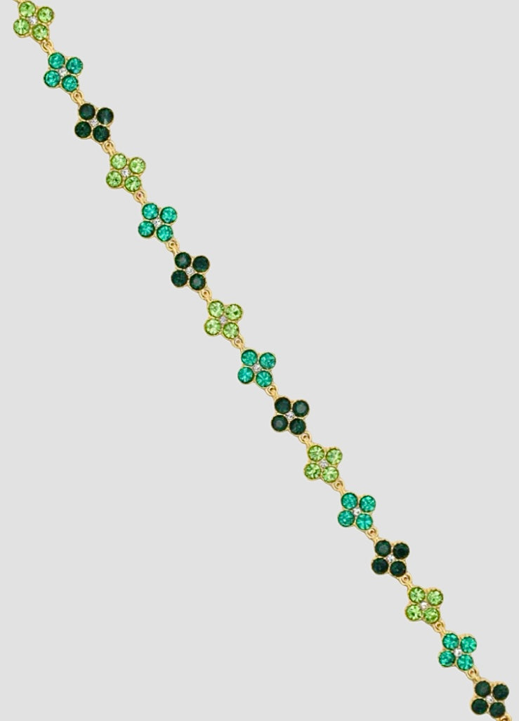 Bracelet "Green Flower"