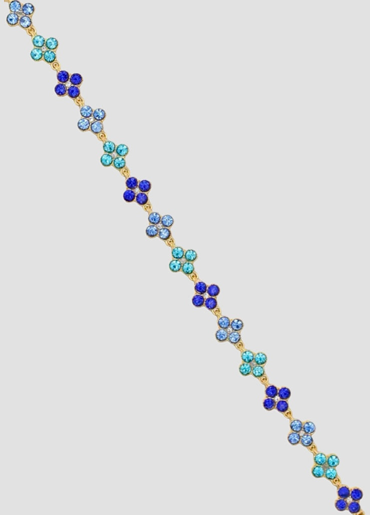 Bracelet "Blue Flower"