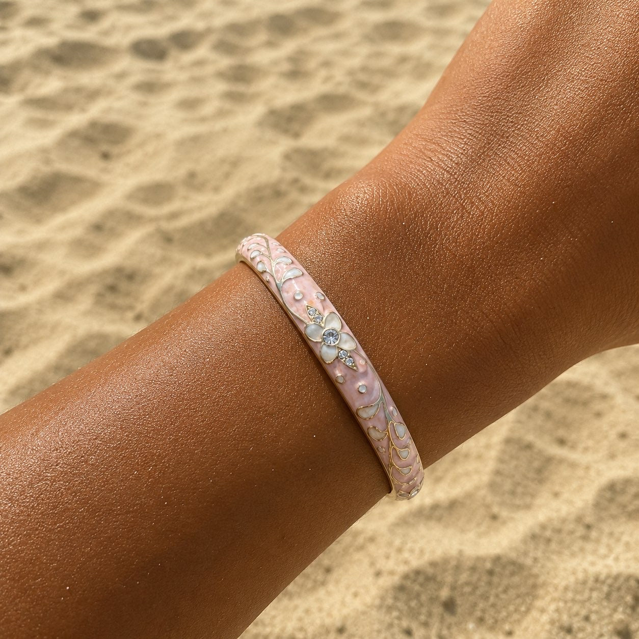 Bracelet Jonc Rose