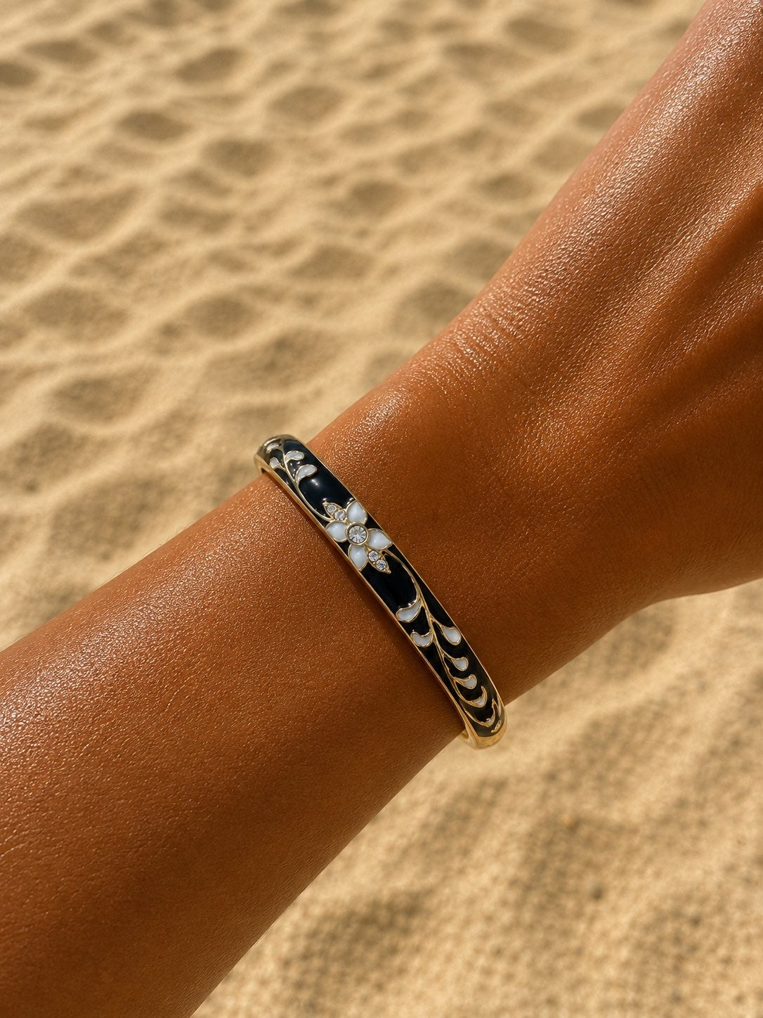 Bracelet Jonc Noir