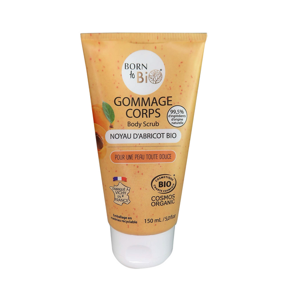 Gommage Corps Noyau d'Abricot Certifié Bio - Born to Bio
